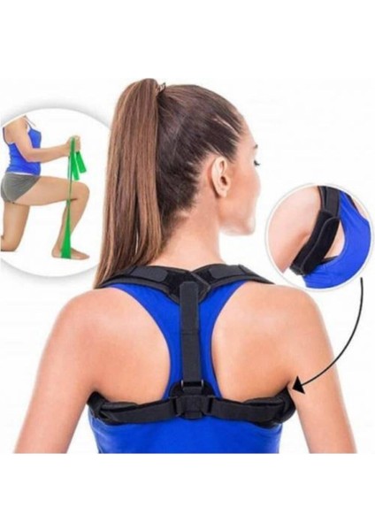 Duruş ve Omuz Desteği Sağlayan Ergonomik Ortopedik Sırt Korsesi