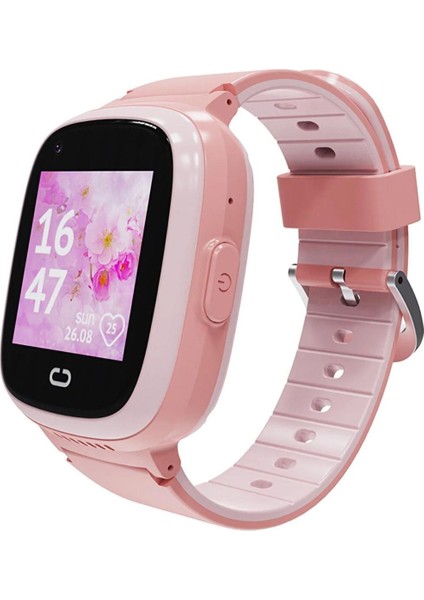 Pembe Akıllı Çocuk Saat, Takip ve Telefon Özellikli, Güvenli ve Eğlenceli Tasarım fiyatları