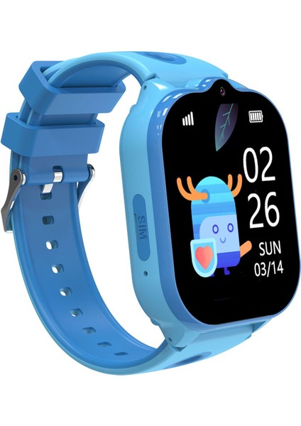 Mavi Akıllı Çocuk Takip ve Telefon Özellikli Saat, Güvenli ve Eğlenceli Kullanım modelleri