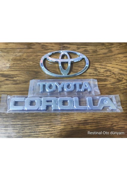 Toyota Corolla Bagaj Yazısı ve Arka Arma -2000-2002 Terra Uyumlu (553767980)