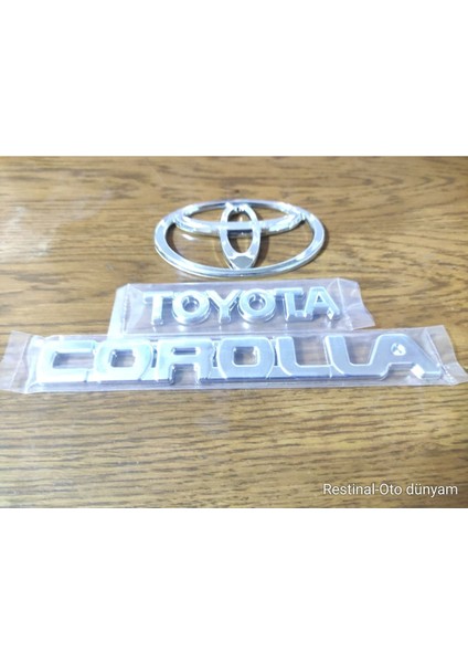 Toyota Corolla Bagaj Yazısı ve Arka Arma -2000-2002 Terra Uyumlu (553767980) fiyatları