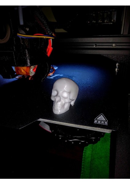 Kafatası Düşük Resim Yazdırılabilir Kapalı Mesh (Sadece Plastik Aparattır!!!) 3D indirimleri