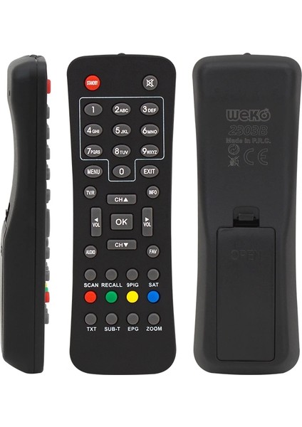 Amstrad-Kawai Mini Teletexli Uk (Büyük Kalıp) * Amstrad * Kawai * Citybox * Digipol Sd Kumanda (2303=18160) (5047)