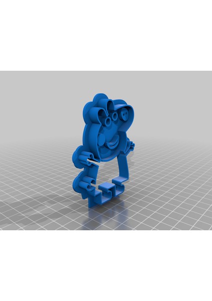 Peppa Pig Kurabiye Kalıbı Peppa Wutz Kurabiye Kalıbı (Sadece Plastik Aparattır!!!) 3D