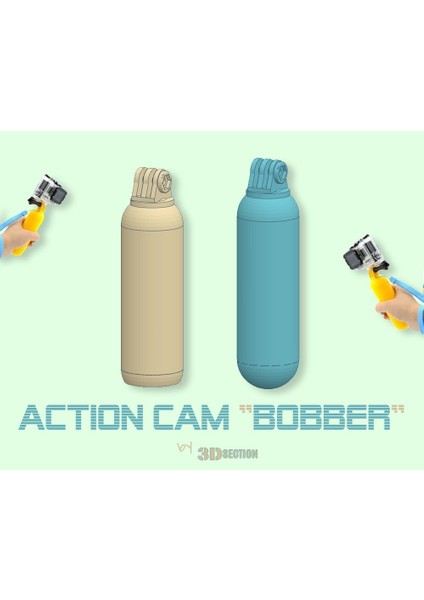 Aksiyon Kamera "bobber" (Sadece Plastik Aparattır!!!) 3D