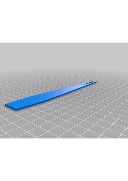 Lazer Kesme Spatula (Sadece Plastik Aparattır!!!) 3D