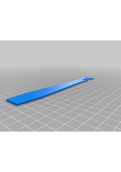 Lazer Kesme Spatula (Sadece Plastik Aparattır!!!) 3D