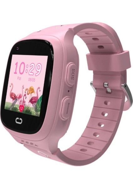 Pembe Renkli 4.5g Akıllı Çocuk Saati, Güvenli ve Eğlenceli Kullanım fiyatları