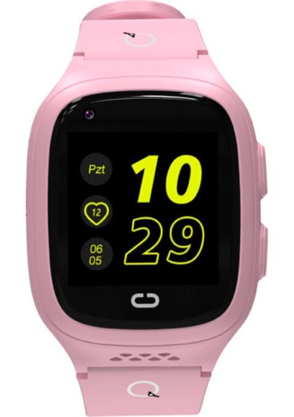 Pembe Renkli 4.5g Akıllı Çocuk Saati, Güvenli ve Eğlenceli Kullanım