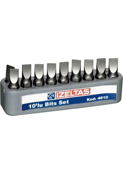 Düz Uç Seti 0,8x5,5, Çok Amaçlı, Güçlü ve Dayanıklı, Hızlı ve Kolay Kullanım