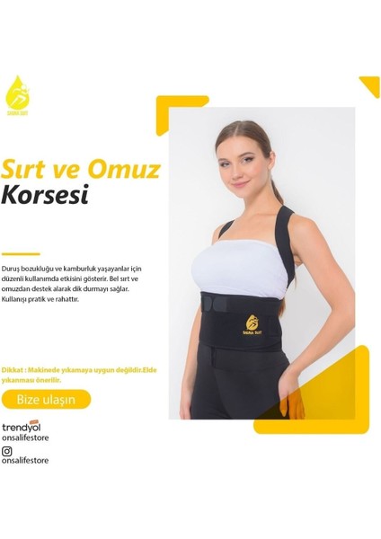 Duruş ve Sırt Destekleyici Unisex Sporcu Korsesi, Konfor ve Şıklık Sağlar indirimleri