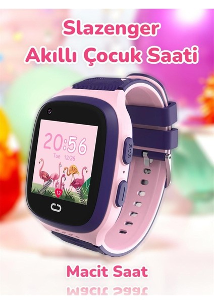 4g Çocuk Akıllı Saati, Görüntülü Görüşme, Pembe