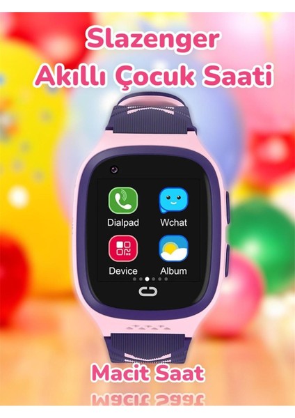 4g Çocuk Akıllı Saati, Görüntülü Görüşme, Pembe modelleri