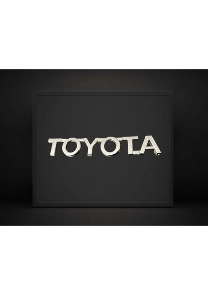 Toyota''toyota Bagaj Yazısı 2003-2017 Model-Yüksek Aksesuar