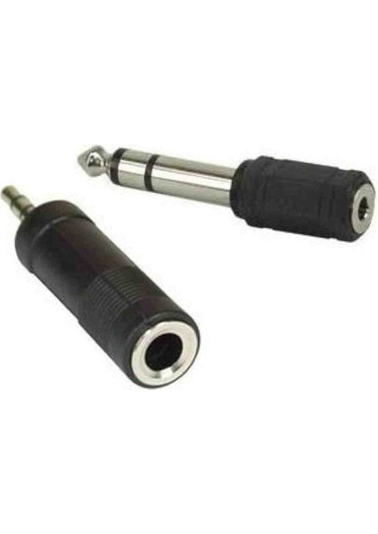 6,5 Mm'den 3,5 Mm'ye Jack Ses Adaptörleri Çifti ￼