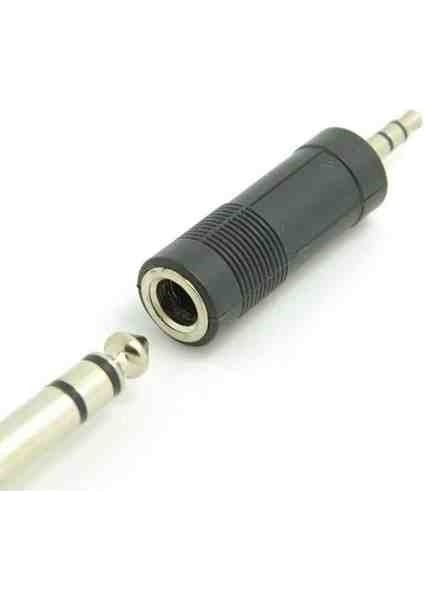 6,5 Mm'den 3,5 Mm'ye Jack Ses Adaptörleri Çifti ￼