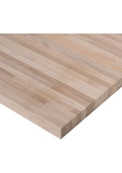 10X40 cm Kayın Masif Ahşap Panel, 18 mm Kalınlık, 1 Adet