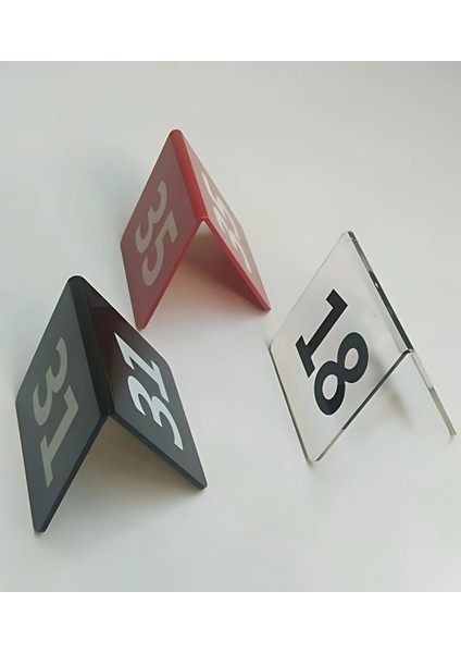 Pleksi Masa Numaratörü (10 Adet) fiyatları