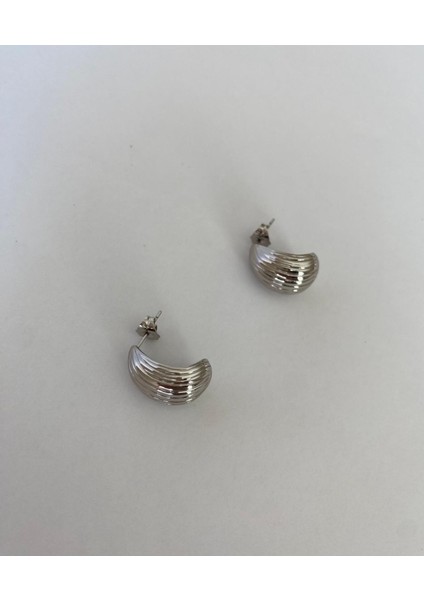 Xuping Orta Boy Damla Çizgili Silver Küpe fiyatları