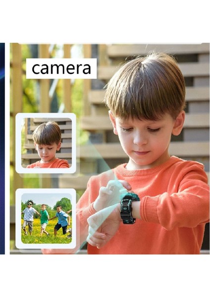 Mavi Renkli Çocuk Akıllı Saat, Kameralı ve Sim Kartlı, Güvenle Kullanım modelleri