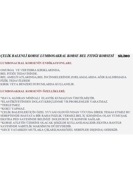 Destekli Bel Korsesi, Rahat ve Sağlıklı Günler Için Güçlü Beden Desteği