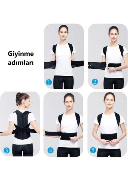 Dik Duruş Destek Korsesi, Bel ve Sırt Için Ergonomik ve Rahat Tasarım