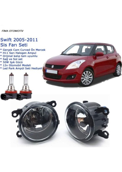 Suzuki Swift 2005-2011 Camlı Sağ Sol Sis Farı Seti Oem