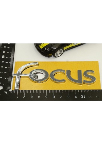 Focus Logo 99 2007 Uyumlu Bagaj 3m 3D Krom Abs Logo Amblem