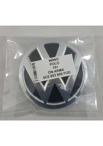 Volkswagen Polo 6r 6c Ön Arma Logo 2014-2017 Makyajlı Kasa Uyumlu Oem 6C08536002 Krom indirimleri