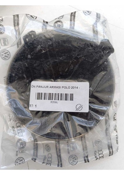 Volkswagen Polo 6r 6c Ön Arma Logo 2014-2017 Makyajlı Kasa Uyumlu Oem 6C08536002 Krom