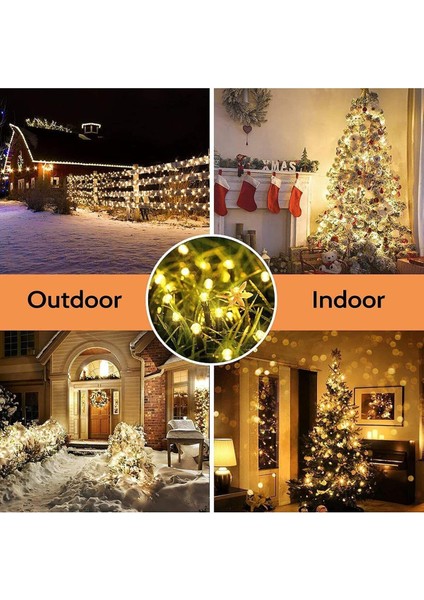 Güneş Enerjili 100 Ledli 12M Bahçe Aydınlatma, 8 Mod, Dış Mekan Işıklandırma indirimleri