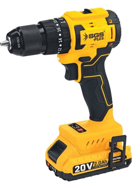 Yüksek Performanslı Akülü Darbeli Matkap Seti 20V 60NM Tork, 2*2.0AH, Kömürsüz Motor modelleri
