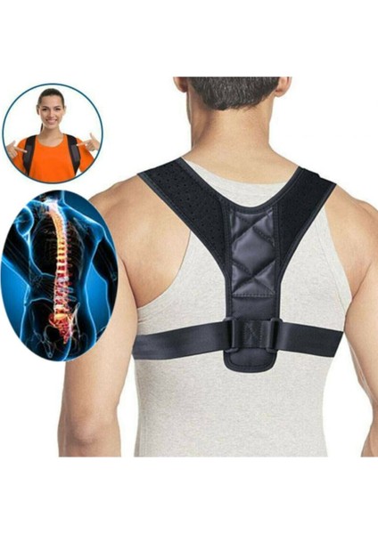 Deri Desenli Unisex Ortopedik Omuz Duruş Korse ve Dik Duruş Destek Aparatı modelleri