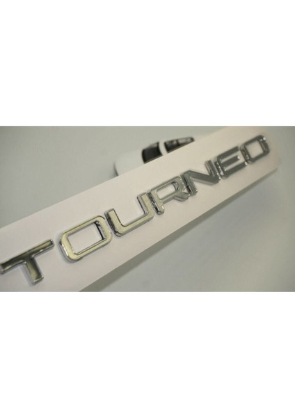 Courier Custom Tourneo 3m 3D Parlak Krom Abs Bagaj Yazı Logo Amblem