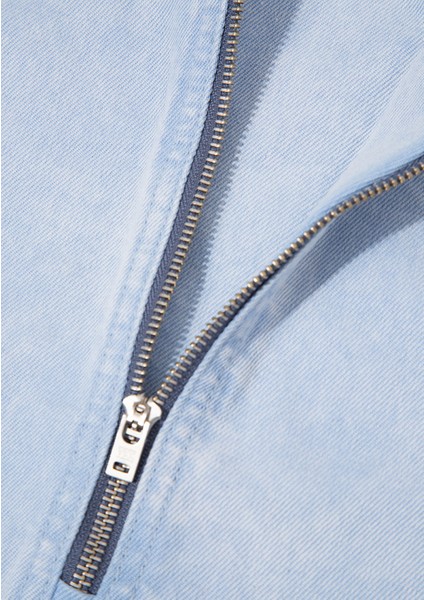 Yarı Fermuarlı Mavi Sweatshirt 0211256-88654