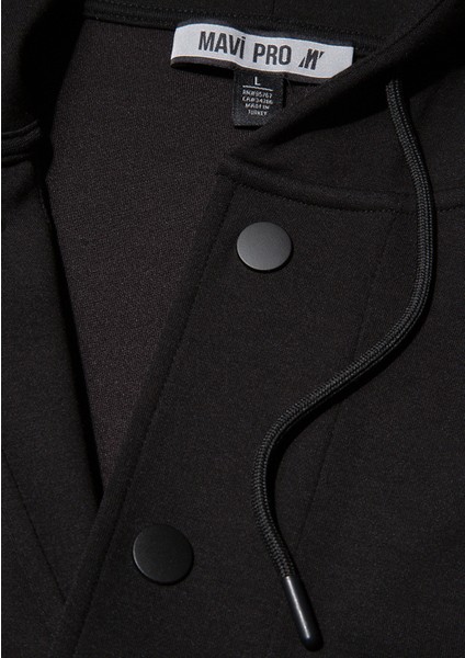 Mavi Pro Kapüşonlu Siyah Sweatshirt 0S10291-71379