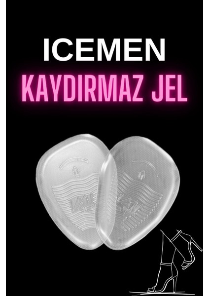 Lavanta Kokulu Kaydırmaz Jel Taban, Kadın Topuklu Ayakkabı Için (2 Çift) fırsatları
