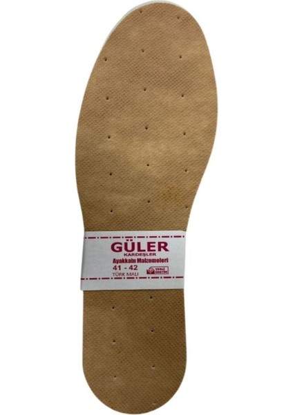 Krem Renk Iç Tabanlık Astarı, Petli, 41-42 Numara, 1 Çift