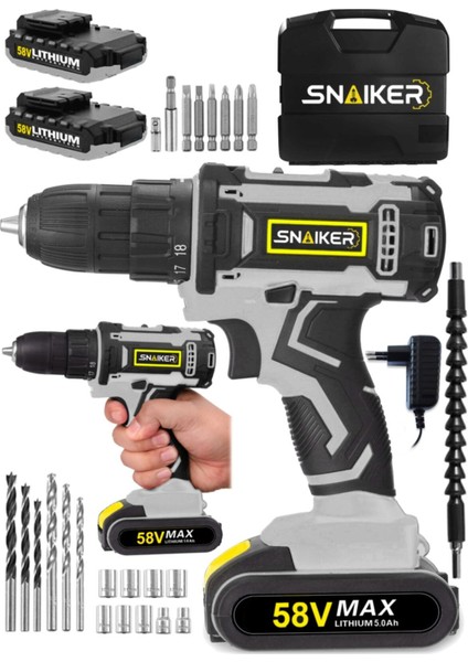 12V 1.2AH Darbeli Çift Metal Şanzımanlı Bakır Sargılı Vidalama Matkap