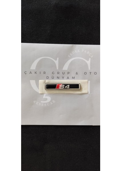 Audi S4 Logo Arma S4 Yazı 3m 3D Oto Amblem