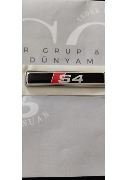 Audi S4 Logo Arma S4 Yazı 3m 3D Oto Amblem fiyatları