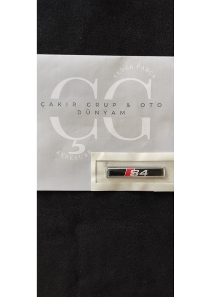 Audi S4 Logo Arma S4 Yazı 3m 3D Oto Amblem modelleri