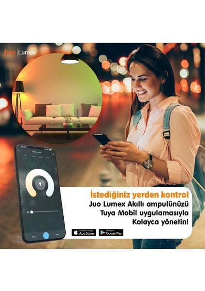 Akıllı 11W LED Rgb Ampul, Wifi ve Bluetooth ile Kolay Kontrol modelleri