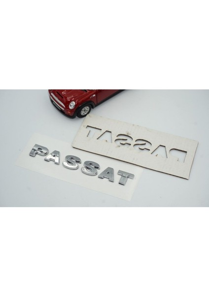 Passat B6 B7 Uyumlu Bagaj 3m 3D Krom Abs Logo Amblem