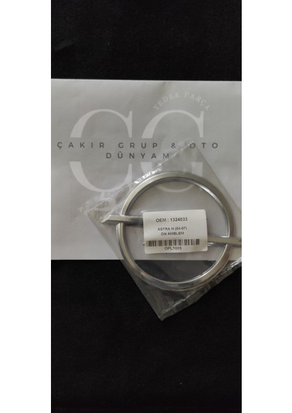 Opel Astra H (2004-2007) Ön Panjur Logo Arma Astra H Amblem