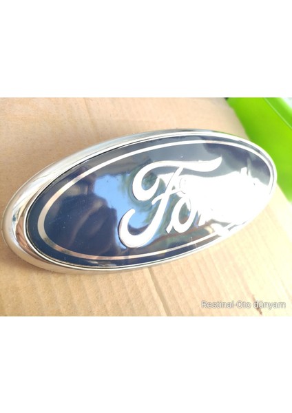 Transit Ön Arma Logo 23X9CM V347 V363 2006-2014 Panjur Uyumlu Oto Amblem Pimli ve Bantlı fırsatları
