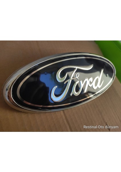 Transit Ön Arma Logo 23X9CM V347 V363 2006-2014 Panjur Uyumlu Oto Amblem Pimli ve Bantlı indirimleri