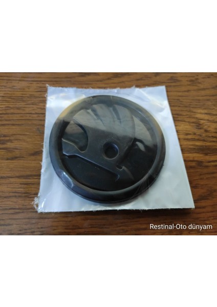 Skoda Octavia A5 Ön Panjur Arması Siyah Skoda Octavia A 5 Siyah Logo