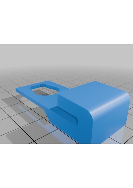 Fusion Loc - Banyo Raf Kancası (Sadece Plastik Aparattır!!!) 3D