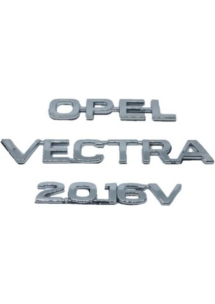 "opel" "vectra" "2.0 16V " Bagaj Yazıları Takım